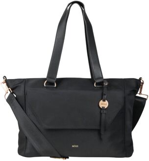 Denise Laptop Shoulderbag 15.6" black damestas Zwart - H 29 x B 48 x D 14 cm