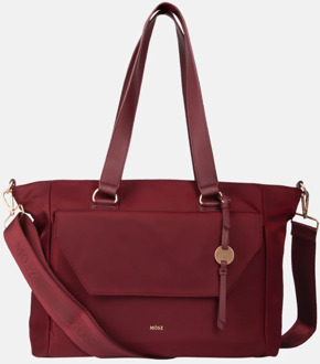 Denise laptoptas/shopper 15.6 inch aubergine Donker rood