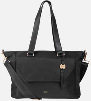 Denise laptoptas/shopper 15.6 inch black Zwart