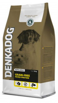 Denkadog Grain-Free Micro-Protein Vis&Tuinbonen&Zoete Aardappel - Hondenvoer - 12 kg