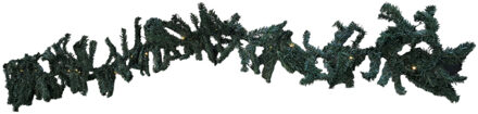 Dennenslinger/dennen guirlande - met verlichting - 30 LED lampjes - 270 cm