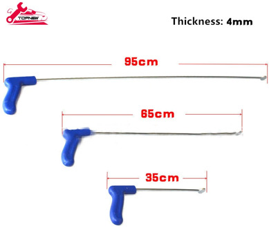 Dent Removal Rods Tools Dent Repair Kit 3Pcs Rod Whale Tail for Car Dents Hail Damage Removal