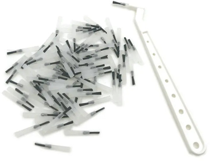 Dental 100 Pcs Reliable Disposable Composite Brush Tips With 1 Brush Handles