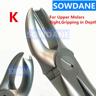 Dental Adult Tooth Extraction Plier For Upper Molars Right Gripping in Depth Dental Orthodontic Surgery Forcep Dentist T