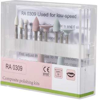 Dental Burs Composite Polishing kit RA 0309 for Low-Speed Handpiece Contra Angle
