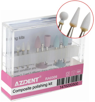 Dental Composite Polishing For Low-Speed Handpiece Contra Angle Kit RA0309 Oral Hygiene Teeth Polishing Kits