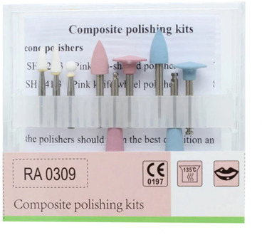 Dental Composite Polishing Kits RA0309 For Low-Speed Handpiece Contra Angle Kit Oral Hygiene Dental Composite Polishing