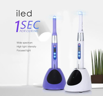 Dental Cordless iLed Curing Light 1 Second Cure Lamp 1000 mW/c㎡~2300mW/c㎡ Blue Light Wireless LED Curing Lamp Light