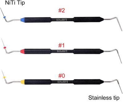 Dental Endo Buchanan Hand Plugger Fill Instrument NITI Tip #0 #1 #2 Dentist Tools