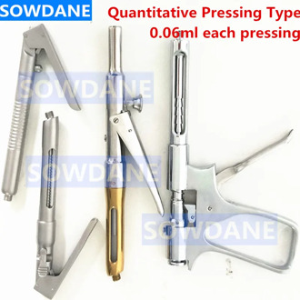 Dental Gun Syringe Stainless steel Quantitative Press Type Syringe Dental Surgical Instrument 1.8ml Dental Surgery Tool Oral