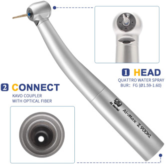 Dental handpiece high speed standard head 2/4/6 hole kavo quick led fiber optic air turbine tooth equipment