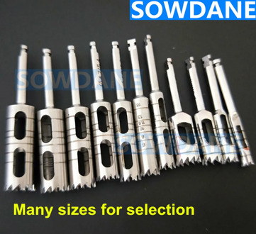 Dental Implant Bone Terphine Bur for Low-speed handpiece Handle Dia 2.35mm Surgical Instrument Disinfection Holder
