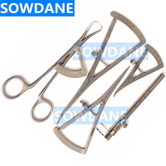 Dental Implant Castroviejo Bone Caliper Dental Surgical Wax Bone Thickness Dental Crown Gauge Calipers Dentist Medical Ruler
