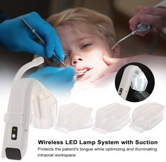 Dental Intraoral Licht met Zuignap Draadloze LED Lamp Systeem Intraoral LED Licht Mondhygiëne Tandarts Illuminator