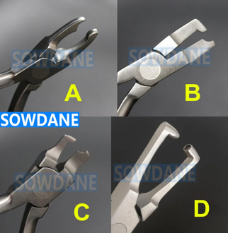 Dental Lab Crown Crimping Contouring Johson Plier Metal Crown Plier forceps Dentist Tool Instrument