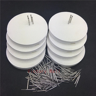 Dental Lab Honeycomb Round Firing Trays with Metal Pins Dental Technician Supplies