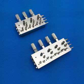 Dental lab supply valve 3 In 1/ 4 in 1 Dental Valve Control Dental Chair Air / Water Diaphragm Membrane Valve