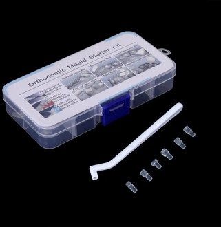 Dental Mini Orthodontic Accessories Injection Mould Ortho Lingual Button 1 Handle+6 Mould/set