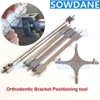 Dental Orthodontic Brace Bracket Positioning Height Wick Gauge High precision Bracket Positioner Dental Ortho Instrument Tool