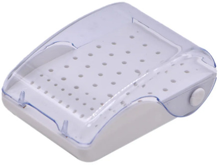 Dental Plastic Bur Box 60 Holes Drill Placement Box Dental Tools Dentist Drill Box Autoclave Sterilizer Case Disinfection Holder
