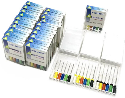 Dental Reamers Files Root Canal Dentist Materials Dentistry Instruments Hand Use Stainless Steel R Files