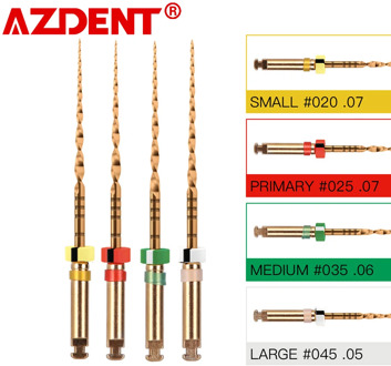 Dental Reciprocating Endodontic Root Canal Niti Primary File Dental Endo Rotary Files wave one gold for Root Canal Preparation