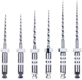 Dental Retreatment Engine Root Canal NiTi File D1-D3 6Pcs/Box Remove Filling Material Before Canal Reshaping