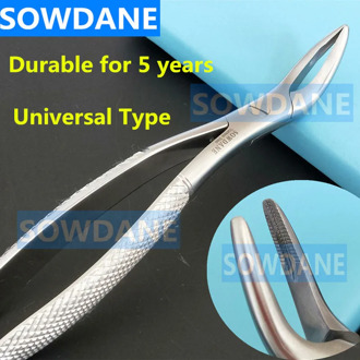 Dental Root Fragment Minimally Invasive Tooth Extraction Forcep Dentist Instrument Curved Universal Type for Adult and Children