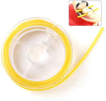Dental Rubber Dam Stabilizing Cord Length 2.1m Dia 1.8mm Medium Wedges Clamps Sheets Elastic