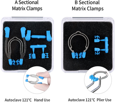 Dental Sectional Contoured Matrix Clip Matrices Clamps Wedges Dentist Tools The Newest Type Plier A&B