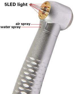 Dental Shadowless E-generator Cartridge Turbine Fit NSK 5 Bulb Light LED Handpiece 4 Holes Polishing Tools