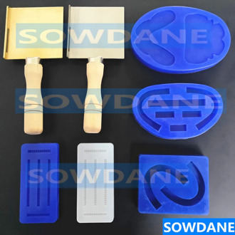 Dental Silicone Rubber Wax Rim Mold Bite Block Individual Tray Implant Molding Mould Dental technician Wax Spade Shovel Lab Tool