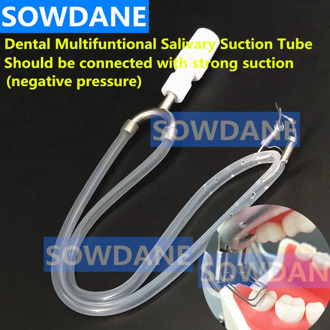 Dental Surgical Aspirator Suction Tube Dental Multifunctional Salivary Suction Strong Sucker Moisture Isulation with rubber dam
