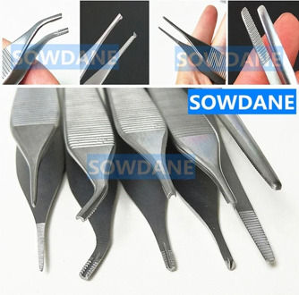 Dental Surgical Tissue Tweezer Set Dental Forcep Extraction Hemostat Medical Tweezer Dentist Surgery Tool Stainless steel