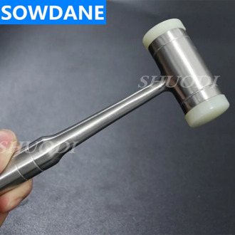 Dental Teeth Bone Surgical Extraction Tool Bone Mallet Hammer with Replaceable Pad Pads Inserts Multi Purpose Dental Implant
