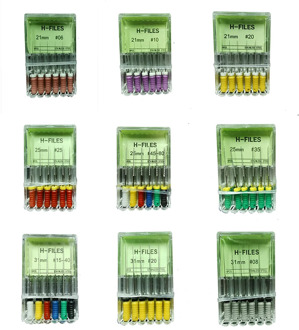 Dental Tools Root Cannal Endo H File 21mm 25mm 31mm Stainless Steel Endodontic Instruments Dentist Dentistry Odontologia