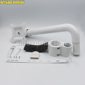 Dental Unit Post Mounted LCD Monitor Intraoral Camera Mount Arm Metal