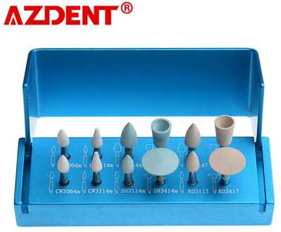 Dental Zirconia Polishing Kit for Low Speed Contra Angle Diamond Polishing Set