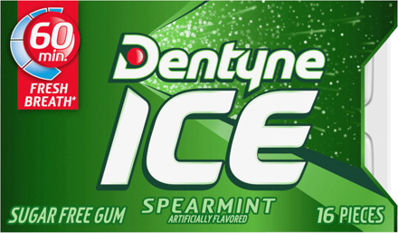 Dentyne - Ice Gum Spearmint 16-Pack