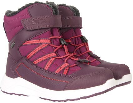 Denver Adaptive Waterdichte Sneeuwlaarzen voor Kinderen/Kinderen (Bes) Bessenrood - EU 32 / UK 13