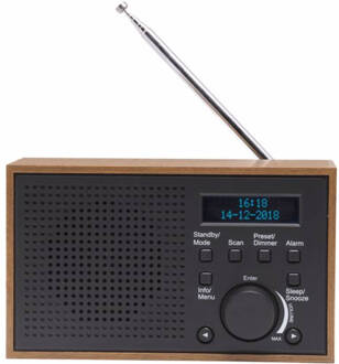 Denver DAB+ radio DAB-46 (Donkergrijs)