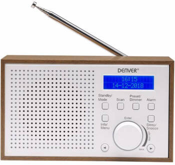 Denver DAB+ radio DAB-46 (Wit)