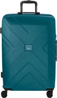 Denver Spinner L pearl blue hardcase koffer Blauw - H 79 x B 51 x D 30,5 cm