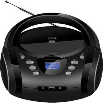 Denver TDB10 - Boombox met DAB+/FM radio - CD - USB  -Zwart