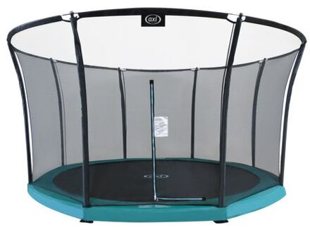 Denver Trampoline met veiligheidsnet Ø 366 cm Groen Inground trampoline voor kinderen