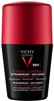 Deodorant Vichy Homme Clinical Control 96H Roll On Deodorant 50 ml