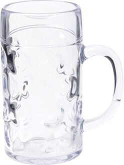 depa Bierpul/bierglas - transparant - onbreekbaar kunststof - 500 ml