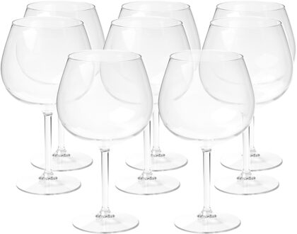 depa Cocktail glas - 12x - transparant - onbreekbaar kunststof - 860 ml - Cocktailglazen