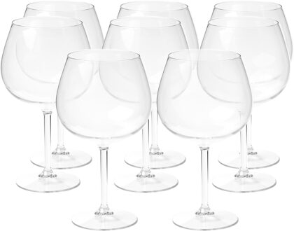 depa Cocktail glas - 8x - transparant - onbreekbaar kunststof - 860 ml