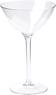 depa Cocktail/Martini glazen - set 4x - transparant - onbreekbaar kunststof - 300 ml